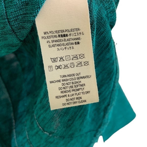 Free People Womens Killer Queen Tee Blouse Sz Small Green Long Sleeve V Neck - Picture 7 of 9